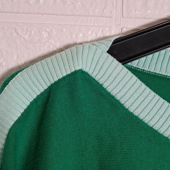 Lilly Pulitzer Larabee Cotton Sweater XL Emerald Isle - Picture 9 of 11